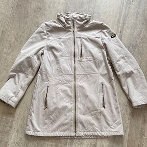 Calvin Klein Women's Light Tan mid length Jacket